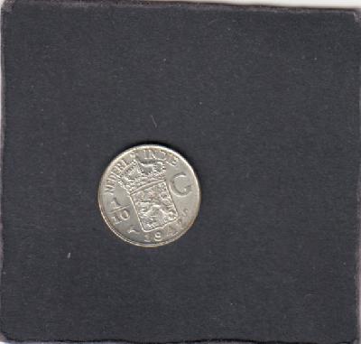 Beschrijving: 1/10 Gulden  